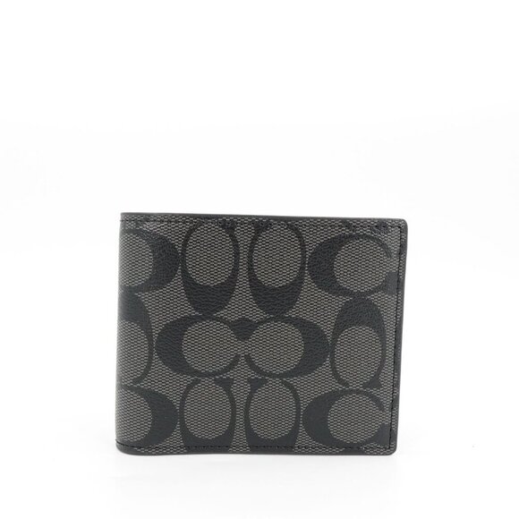 Coach Boxed 3 In 1 Wallet Gift Set Charcoal Black OS - Picture 9 of 14